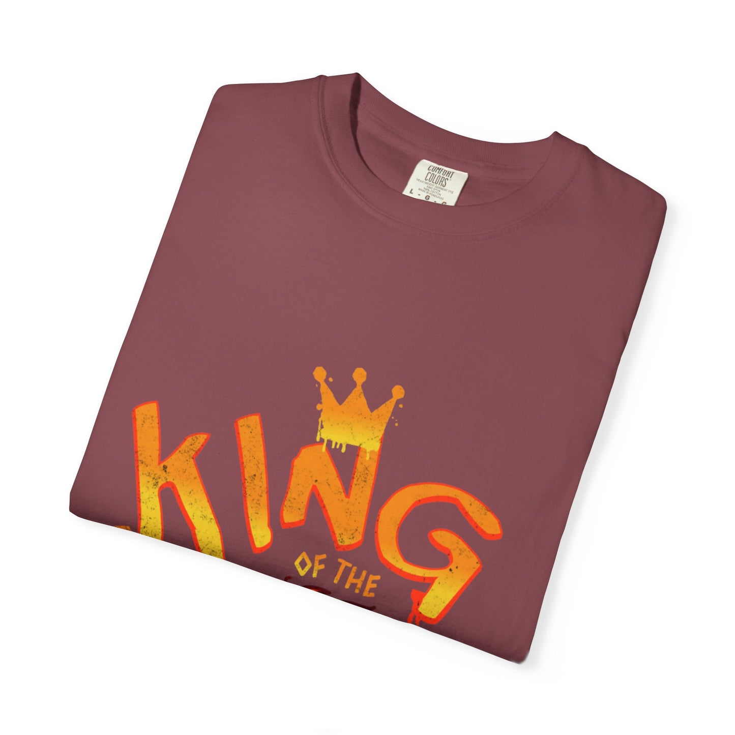 King of the Road Unisex Garment-Dyed T-Shirt - Perfect for Road Trips and Adventure Lovers