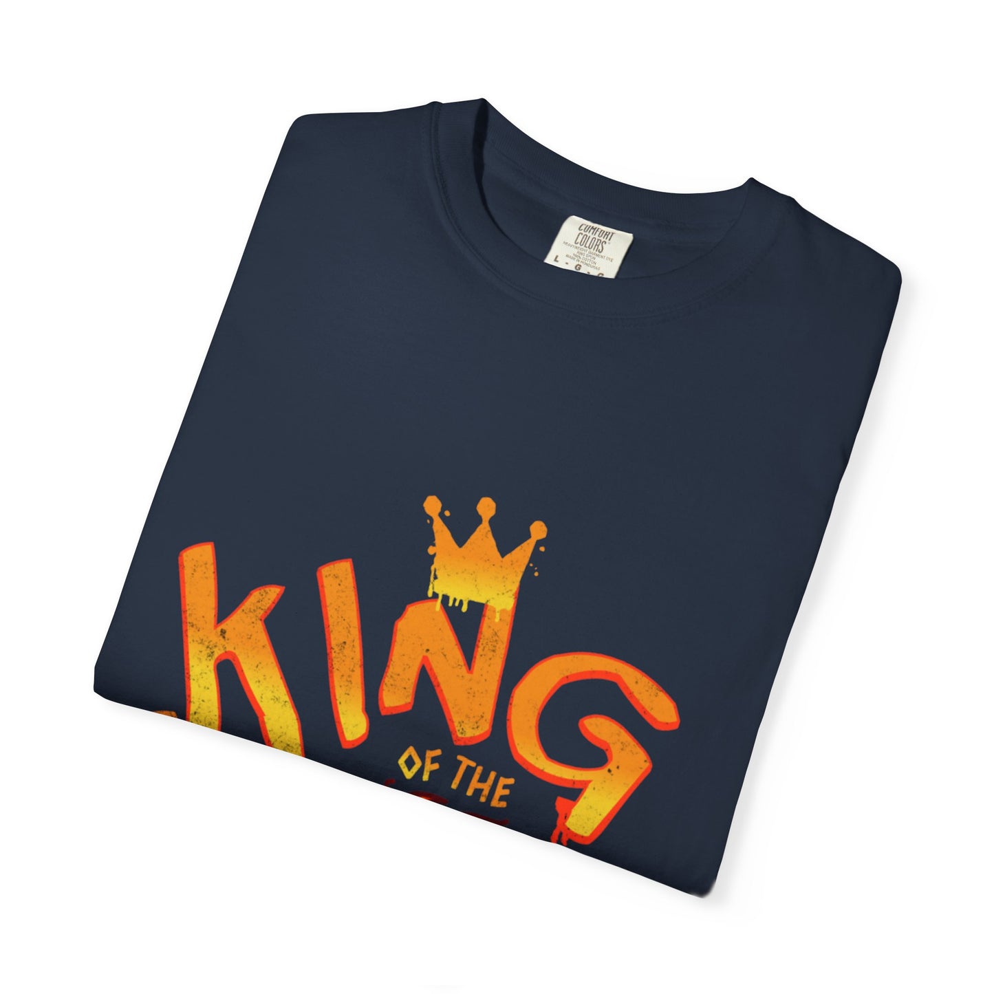 King of the Road Unisex Garment-Dyed T-Shirt - Perfect for Road Trips and Adventure Lovers